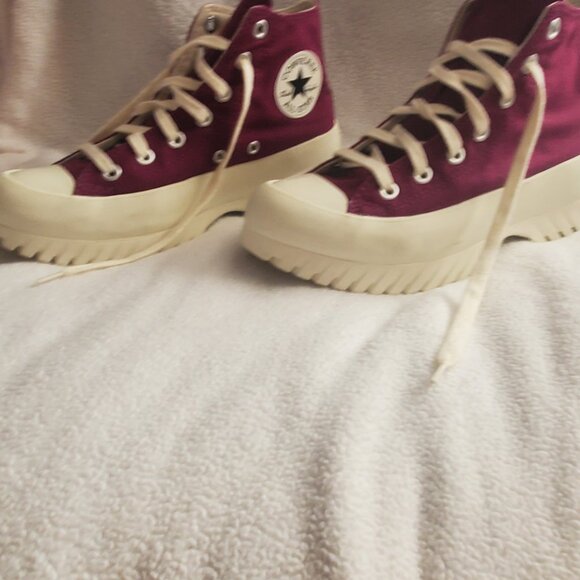 Converse Chuck Taylor All Star Lugged 2.0 High Tops. Mystic Orchid. Women 8 - Picture 14 of 14